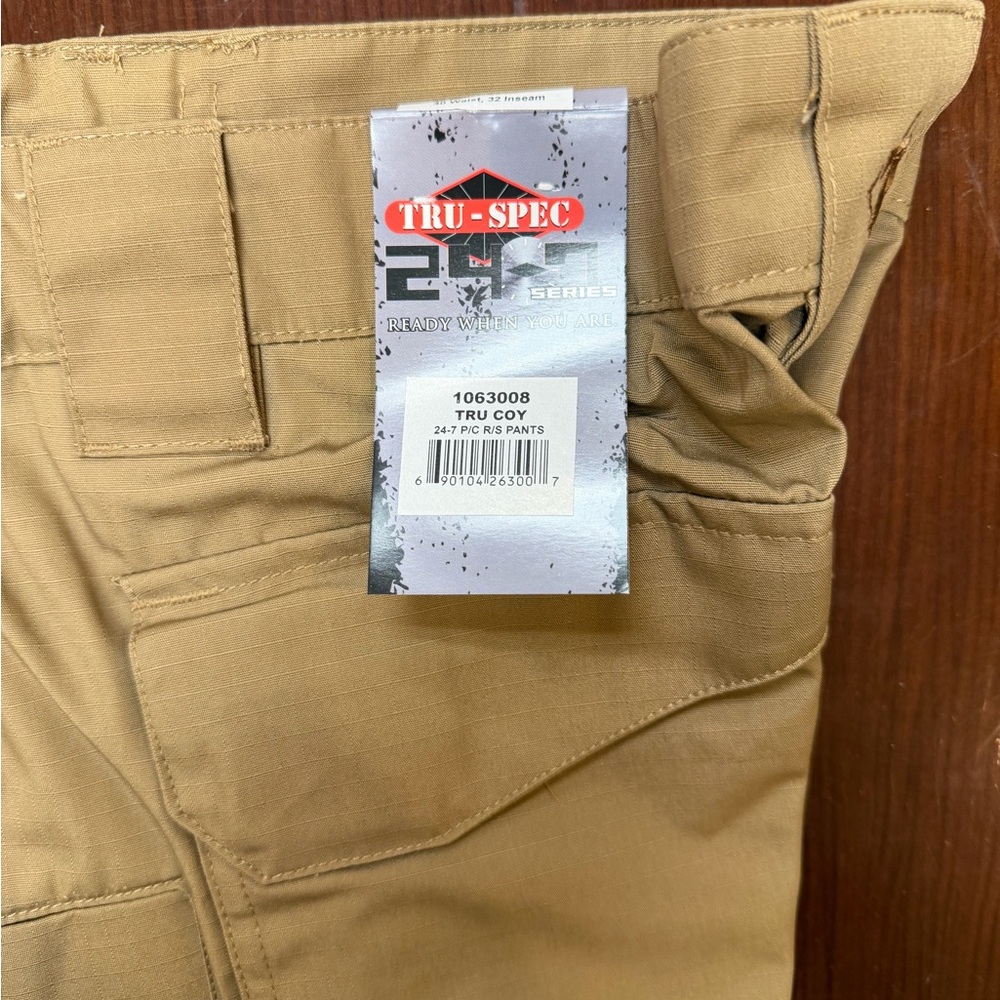 5.11 Tactical Men's Cargo Pants - Tan - Picture 9 of 11